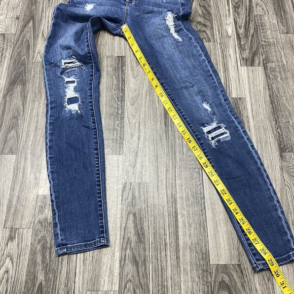 LIVERPOOL Skinny Light Wash Mid Rise Blue Denim Jeans Women's Size 2 - Picture 12 of 14